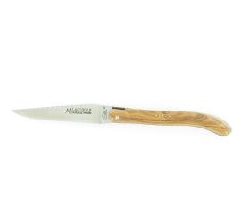 Laguiole XS Olive wood - Decorated blade 14C28