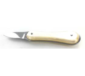 1 Oyster LE BEC Knife - Oyster shell Handle - color : White