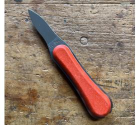 1 Oyster LE BEC Knife -  Oyster shell Handle - color : Red - Florinox - Thiers