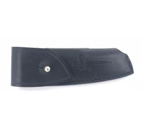 Leather Sheath L Le Français Perceval Black