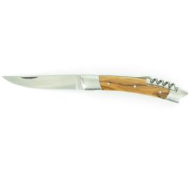 Le Thiers Olive Wood - Carbon Steel