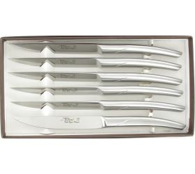Le Thiers monobloc Stainless Steel - serrated - 6 Pieces Set