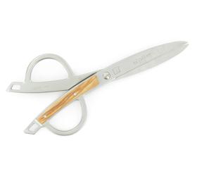 18 cm Garden shears - GREEN Leather covering branches - Sabatier K