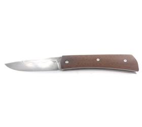 Michel Grini - K-not Piemontais Carbone - Titane and Old Micarta Handle