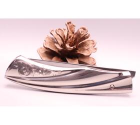 Roberto Ottonello - Bi-blade - Liner Lock button - Titanium engraved