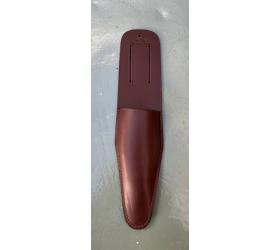 DARK BROWN leather belt case for garden pruning shears