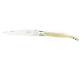 Laguiole - Blond Horn Handle - 2 bolsters