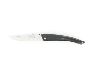 Le Thiers - Full Handle - Ebony Wood - Chiseled Spring/Platinum and blade
