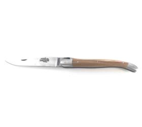 Laguiole Tradition 12 cm - 2 Bolsters - Olive Wood