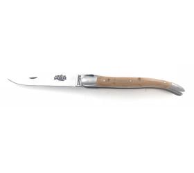 Laguiole Tradition 12 cm - 2 Bolsters - Juniper Wood