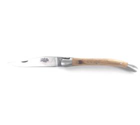 Laguiole Tradition 9 cm - 2 Bolsters - Juniper Wood