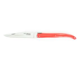 Laguiole 11 cm - Red Acrylic Handle - Skull