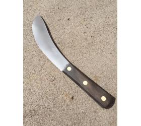 Skinning knife / Reversed Knife  in Chef Knife - Plate Semelle - Stainless Steel - Wood Handle IDEP