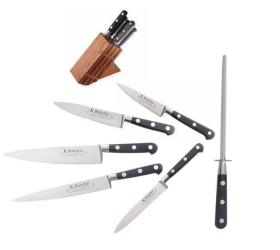 V Sabatier Knife Block with Five Knives