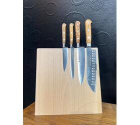 Magnetic Beech Wooden Block (without kinife)