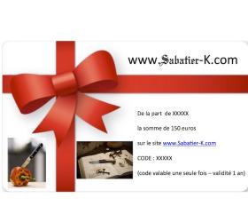 Gift certificate - 150 euros