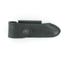 Leather Sheath Laguiole Tradition 13 cm Black