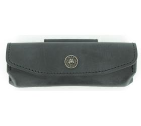 Leather Sheath Provencal 12 - 13 cm Black