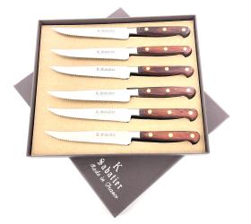 Steak Knives Set - serrated - Stamina Handle