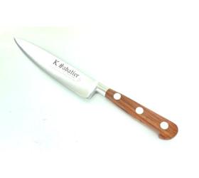 Cooking Knife 6 in - Natural Palissander wood - Aluminium rivets - Ref 426