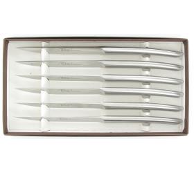 Le Thiers forged monobloc - serrated blade - 6 pieces set