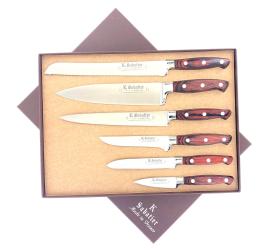 Gift Box - Small Block - 6 pieces : professional kitchen knife series  Proxus - Sabatier K