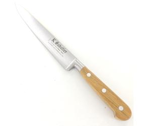 Fillet Knife 8 in - carbon steel - Oak Wood Handle Ref 115