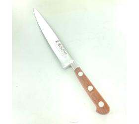 Filet Knife 8 in - Natural Palissander wood - Aluminium rivets - Ref 433