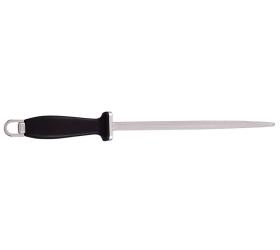 Round Steel 10 in - Black Plastic Handle