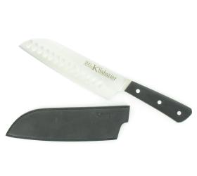 Santuko Oriental Cooking Knife 7 in with Air Pockets - 200 - G10 Handle