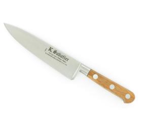 Cooking Knife 6 in - Carbon Steel - Olive Wood Handle