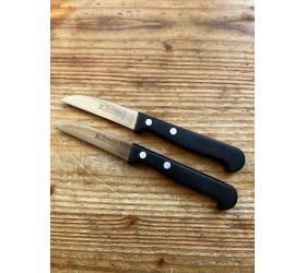 Set with 2 Paring Knife 3 in - Plastic HANDLE - 2 x Ref 405