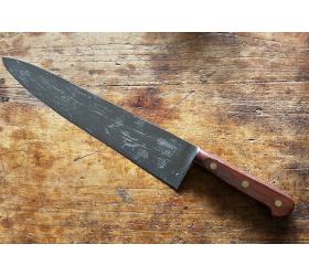 13 in Chef Knife - Old Forge - Palissander Handle - a little flexible - Carbon Ref 354
