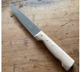 Extra Large Butcher Knives: 2 French Sabatier Knives, 12 and 11 Blade. 1  Swedish Jernbolaget, 12, Antique. Cook Knife Professional, Sharp. 