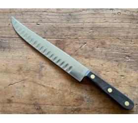 10 in Slicer Knife  air pockets- Stainless Steel - Wood Handle Ref 481
