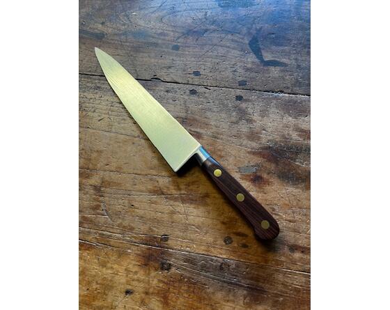 9 in Chef Knife - Old Forge - Palissander Wood Handle - Carbon Ref 360