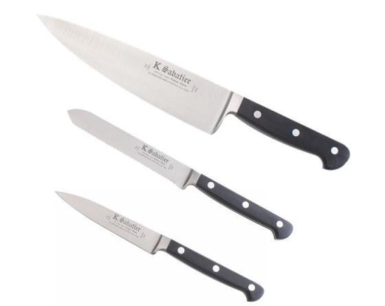 5 pc Chef Knife Set - Stainless Steel – Sabatier Knife Shop