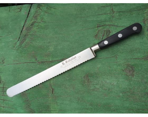 Serrated Ham Knife10 in : professional kitchen knife ...