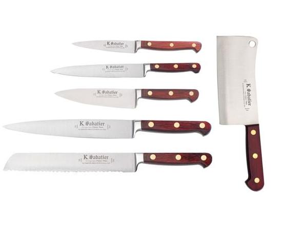 K Sabatier - Authentique 1834 Ltd - Inox 8 Chef Knife - Leather Sheath