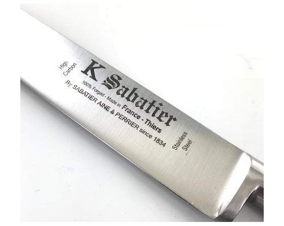 K Sabatier - Authentique - INOX - 5 Serrated Tomato Knife - Western Handle