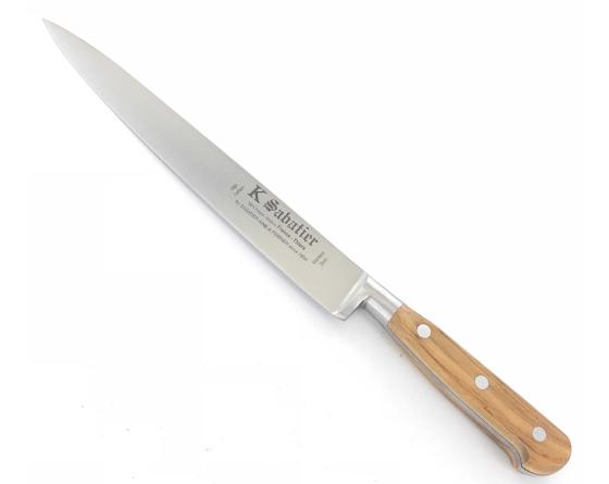 Sabatier 10 Chef's Knife Carbone Steel with Olivewood Handle