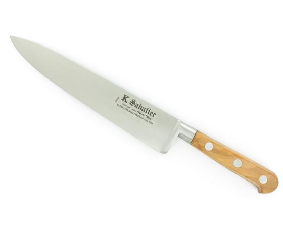 Cooking Knife 8 in - Carbon Steel - Olive Wood Handle : professional  kitchen knife series Vintage Carbon Olive Wood - Sabatier K
