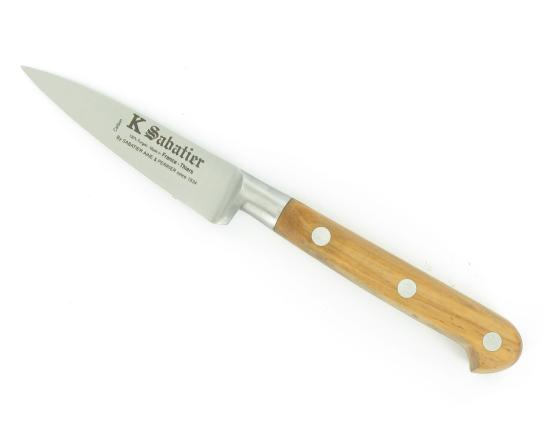 Cooking Knife 9 in - Carbon Steel - Olive Wood Handle
