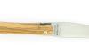 Laguiole XS Olive wood - Decorated blade 14C28 2