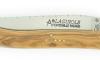 Laguiole XS Olive wood - Decorated blade 14C28 4