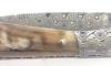 Vendetta Damascus - damascus bolster - Ram Horn 5