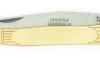 Laguiole - Stainless Steel - Brass Handle 4