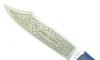 Douk Douk 200 Stainless Steel - BLUE color Steel Handle - LEATHER SLEEVE 3