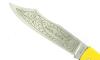 Douk Douk 200 Stainless Steel - YELLOW color Steel Handle - LEATHER SLEEVE 3