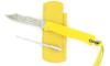 Douk Douk 200 Stainless Steel - YELLOW color Steel Handle - LEATHER SLEEVE 5